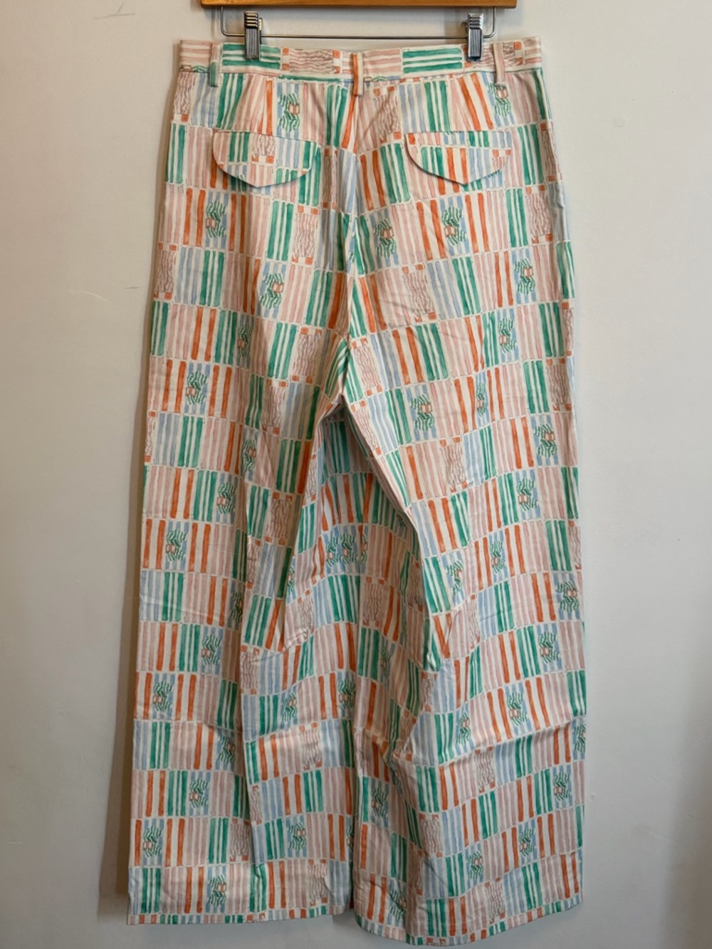 Rachel Antonoff Rose Pant in Beach Chairs 12 - Picture 6 of 6